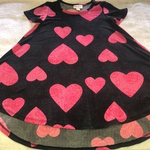 LuLaRoe Size 6 ‘Hearts’ Scarlett Dress